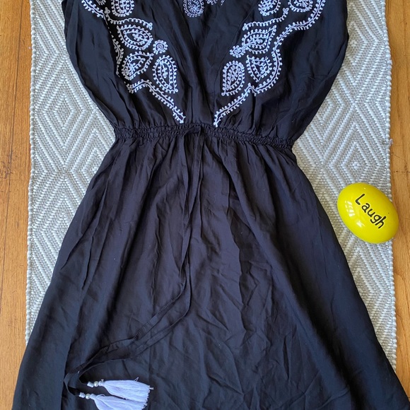 New Womens Boho Embroidered Cover Up, Size M/L - Picture 8 of 8